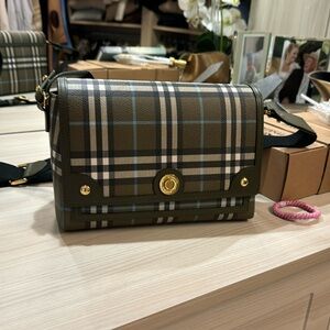 Burberry Hampshire Flap Crossbody Bag